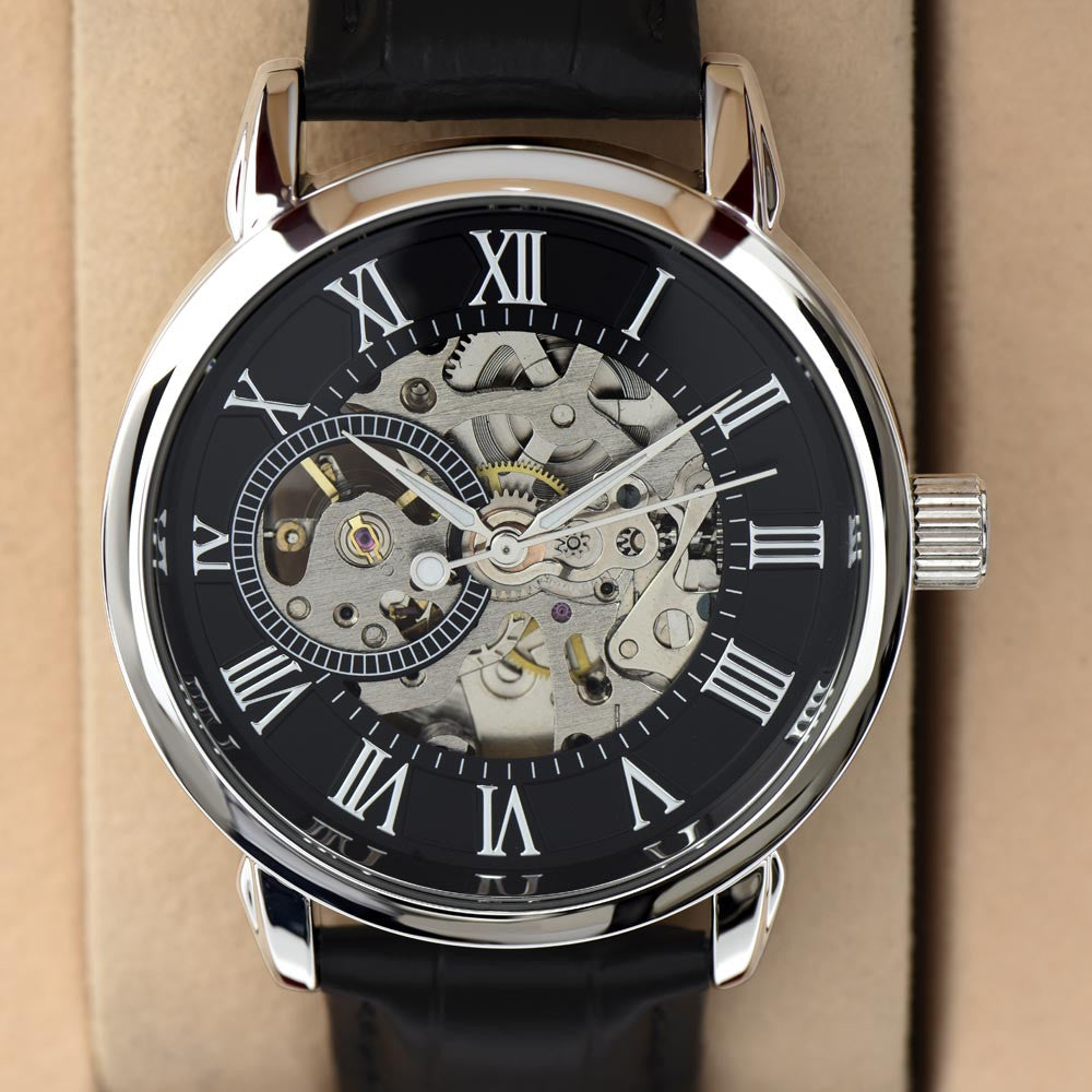 Personalized Men's Openwork Watch Meeting You Was Destiny To My Husband