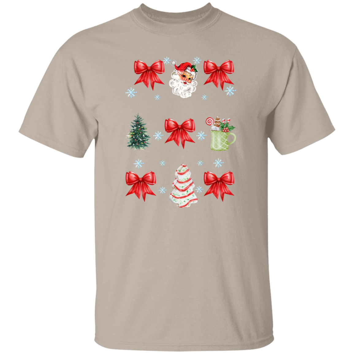 Christmas Coquette Bow T-shirt | Sweatshirt