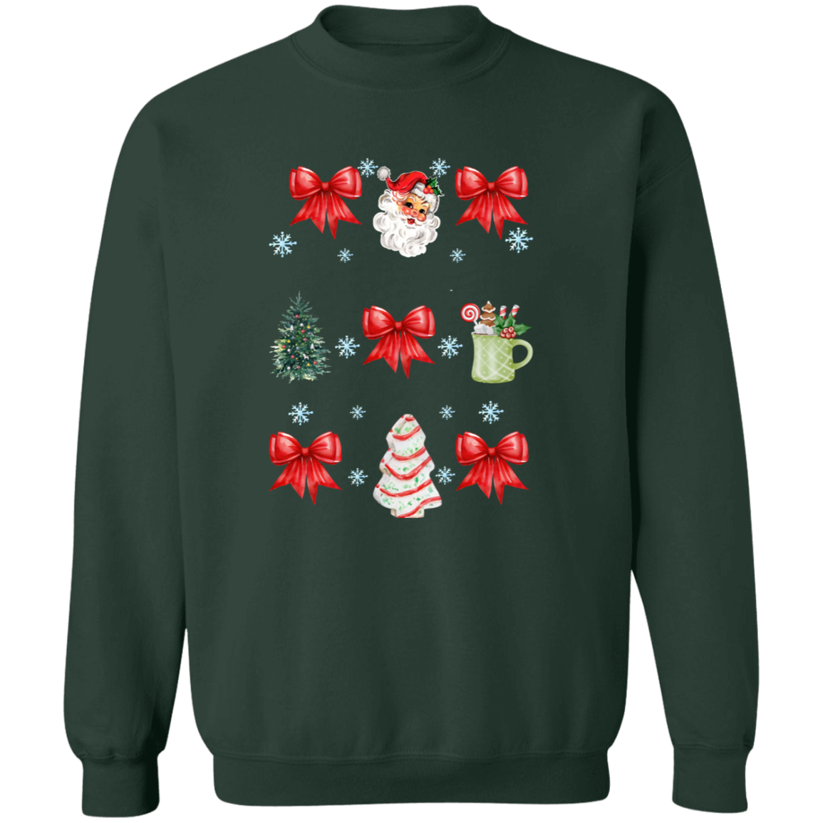 Christmas Coquette Bow T-shirt | Sweatshirt