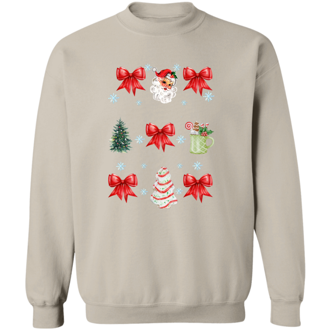 Christmas Coquette Bow T-shirt | Sweatshirt