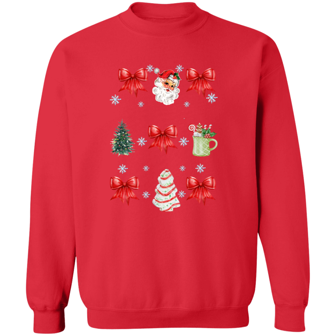 Christmas Coquette Bow T-shirt | Sweatshirt