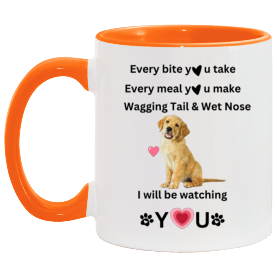 One sided Every Bite You Take 11oz Accent Mug