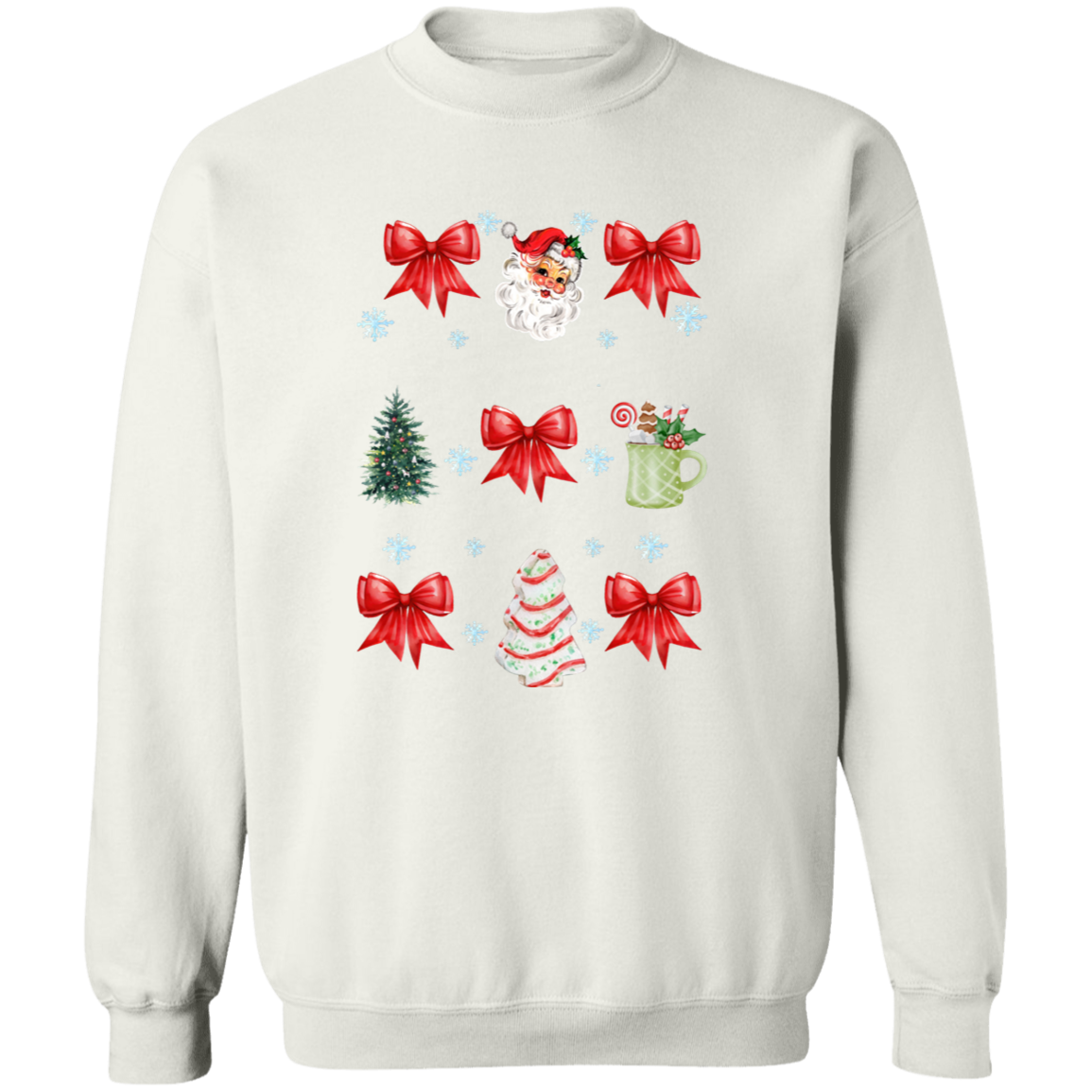 Christmas Coquette Bow T-shirt | Sweatshirt