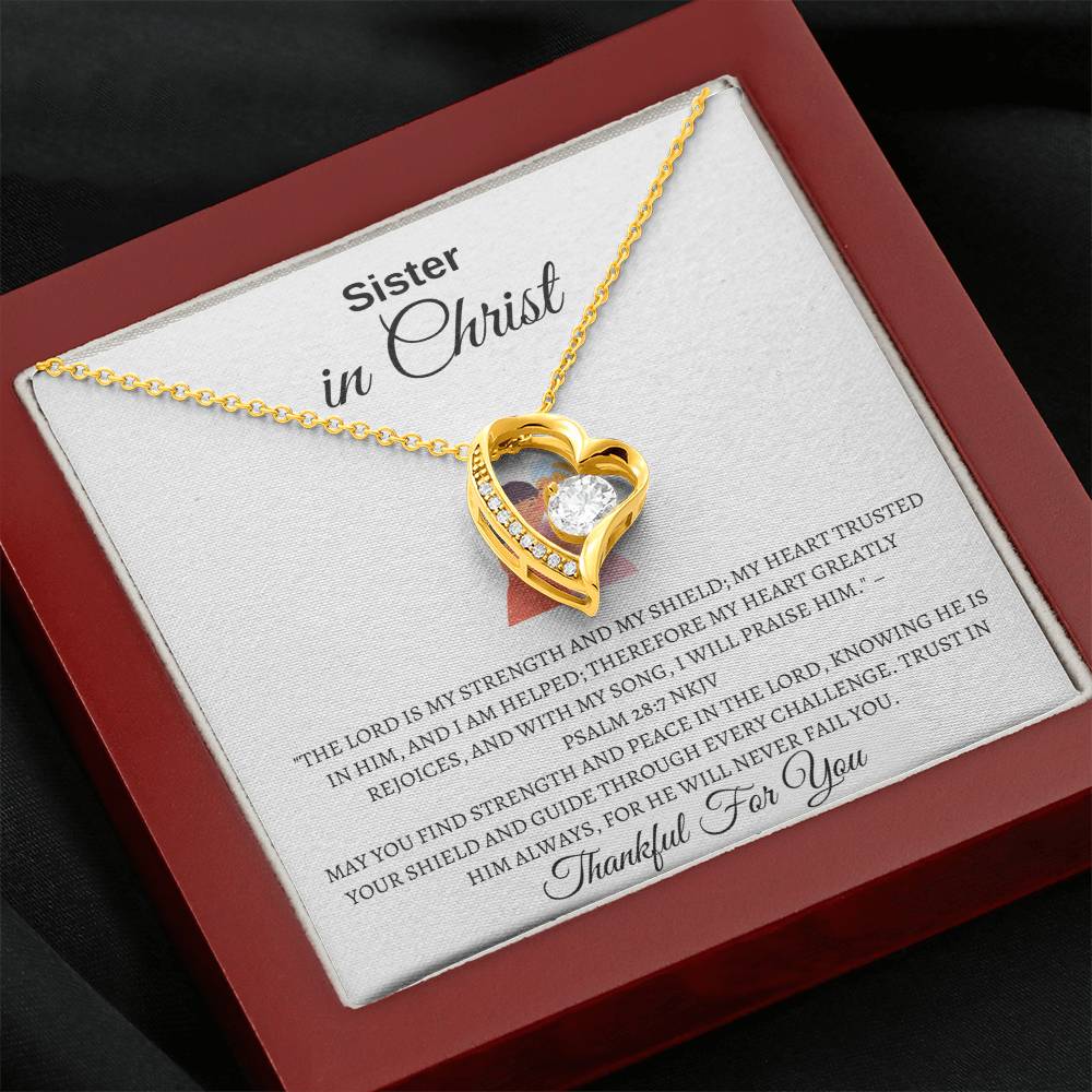 Forever Love Necklace Sister In Christ