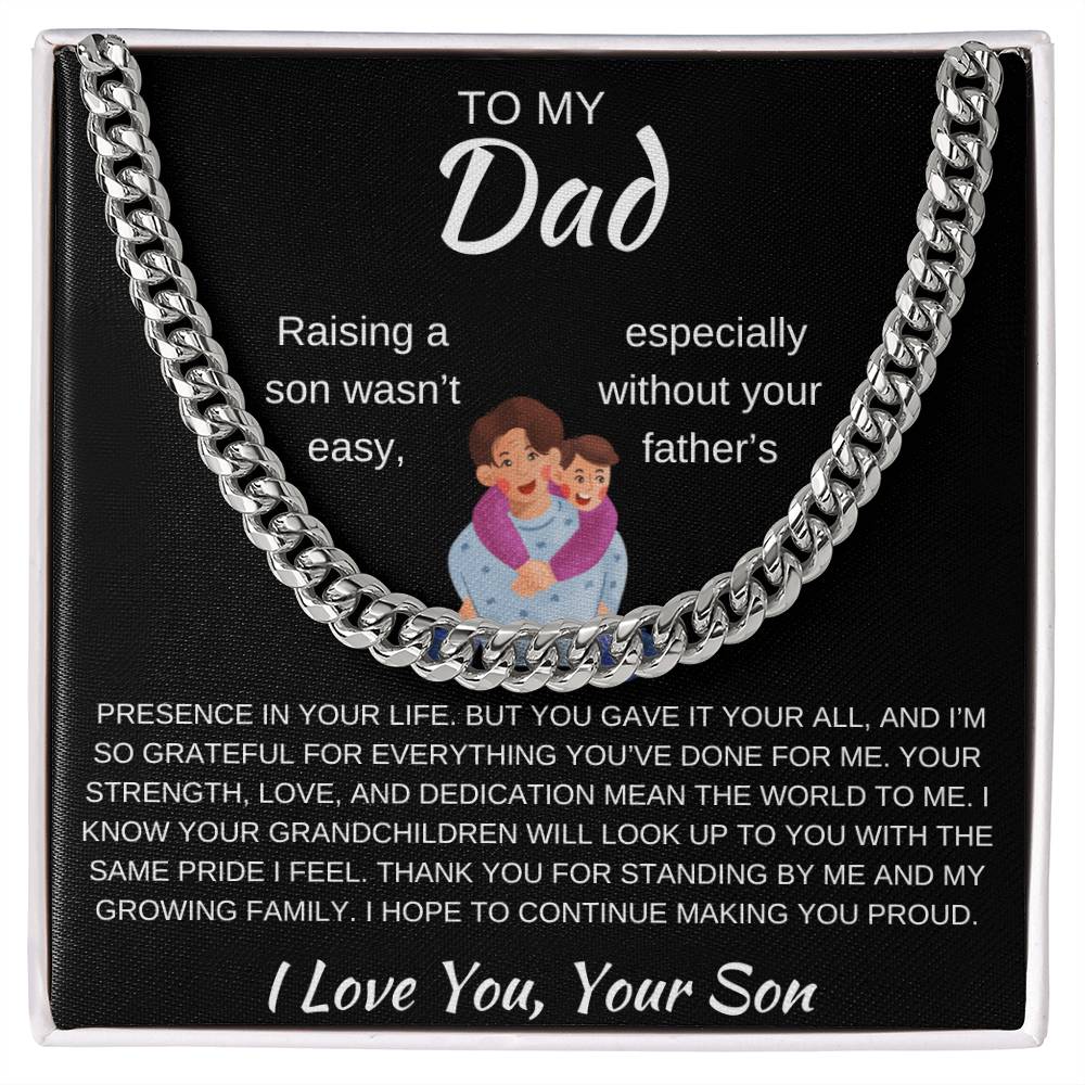 Cuban Link Chain Son To Dad