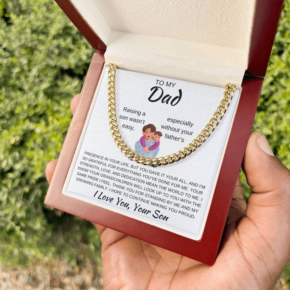 Cuban Link Chain Son To Dad