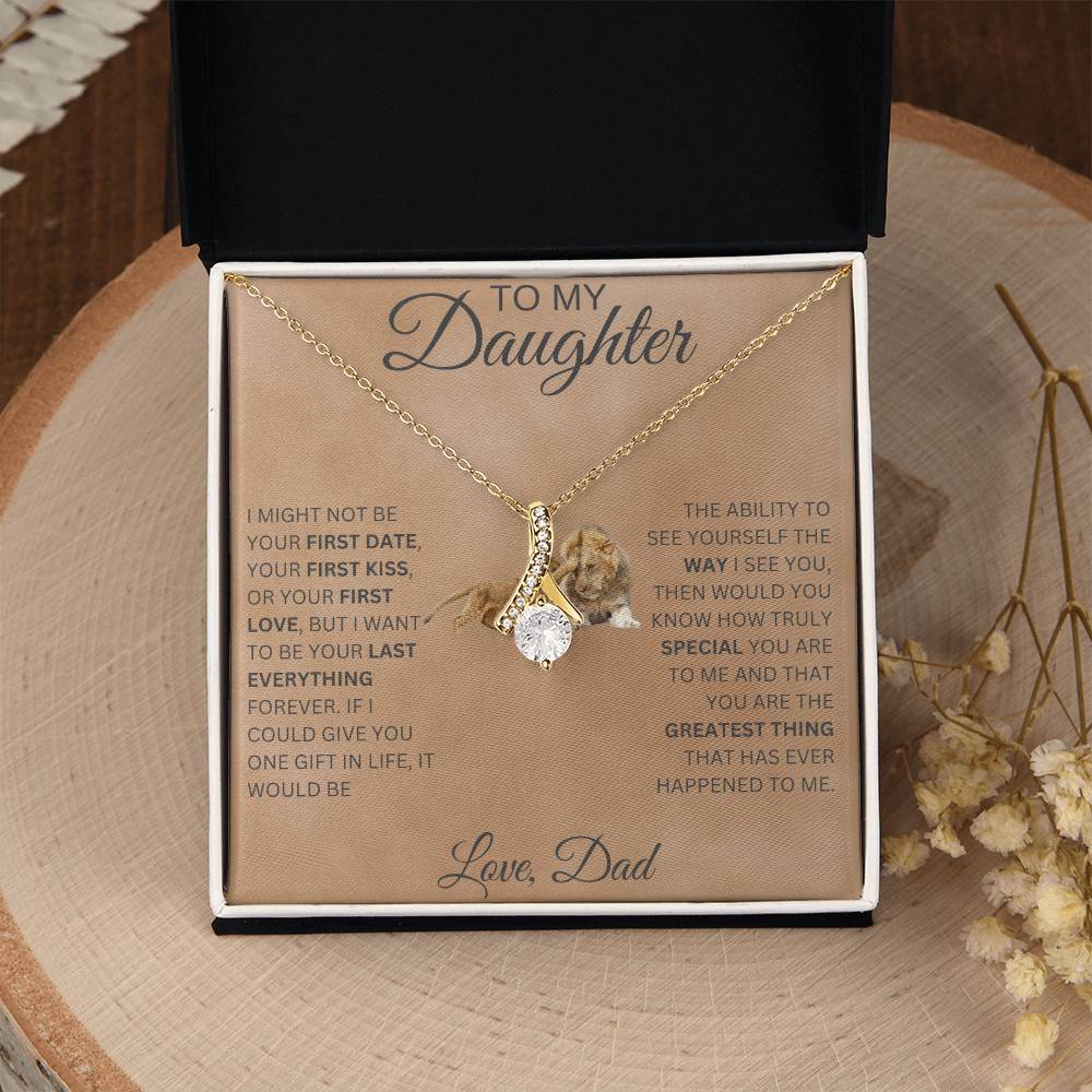 Alluring Beauty Necklace Dad To My Daughter