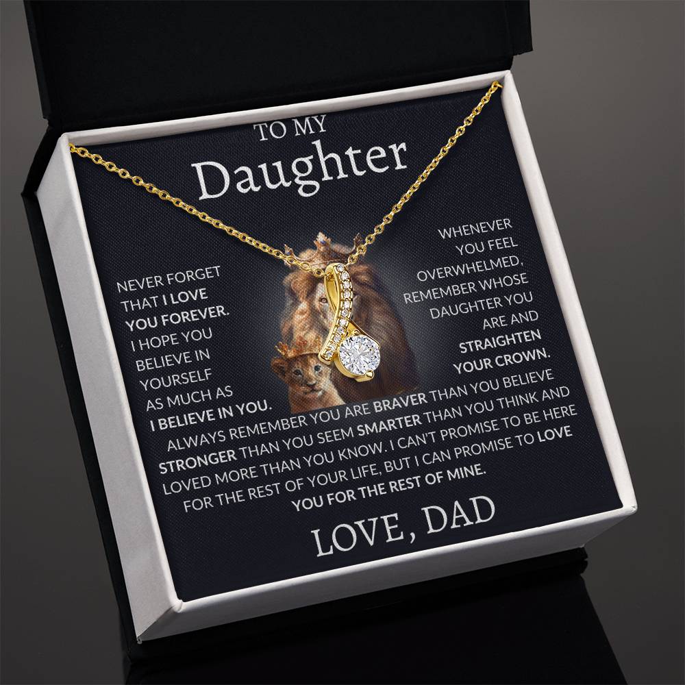 Alluring Beauty Necklace Dad To My Daughter