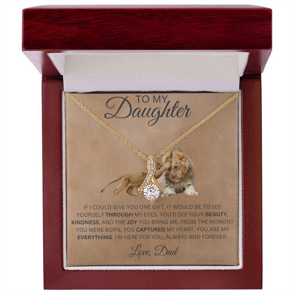 Alluring Beauty Necklace Dad To My Daughter