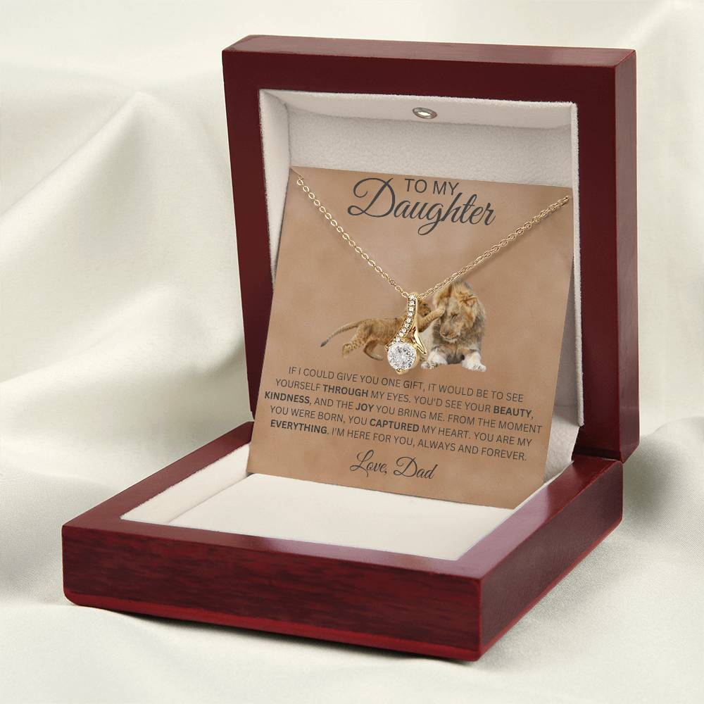 Alluring Beauty Necklace Dad To My Daughter
