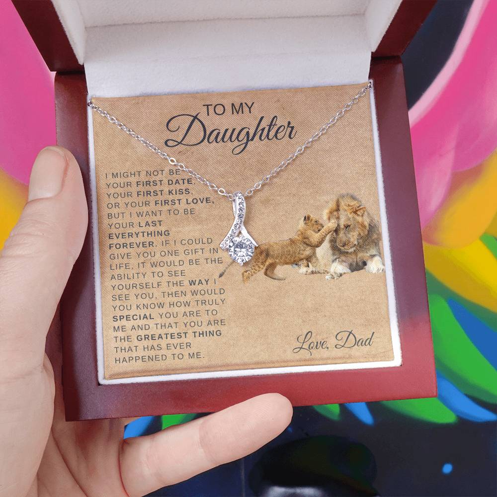 Alluring Beauty Necklace Dad To My Daughter
