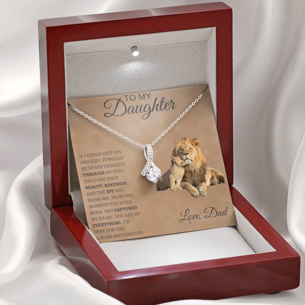 Alluring Beauty Necklace Dad To My Daughter