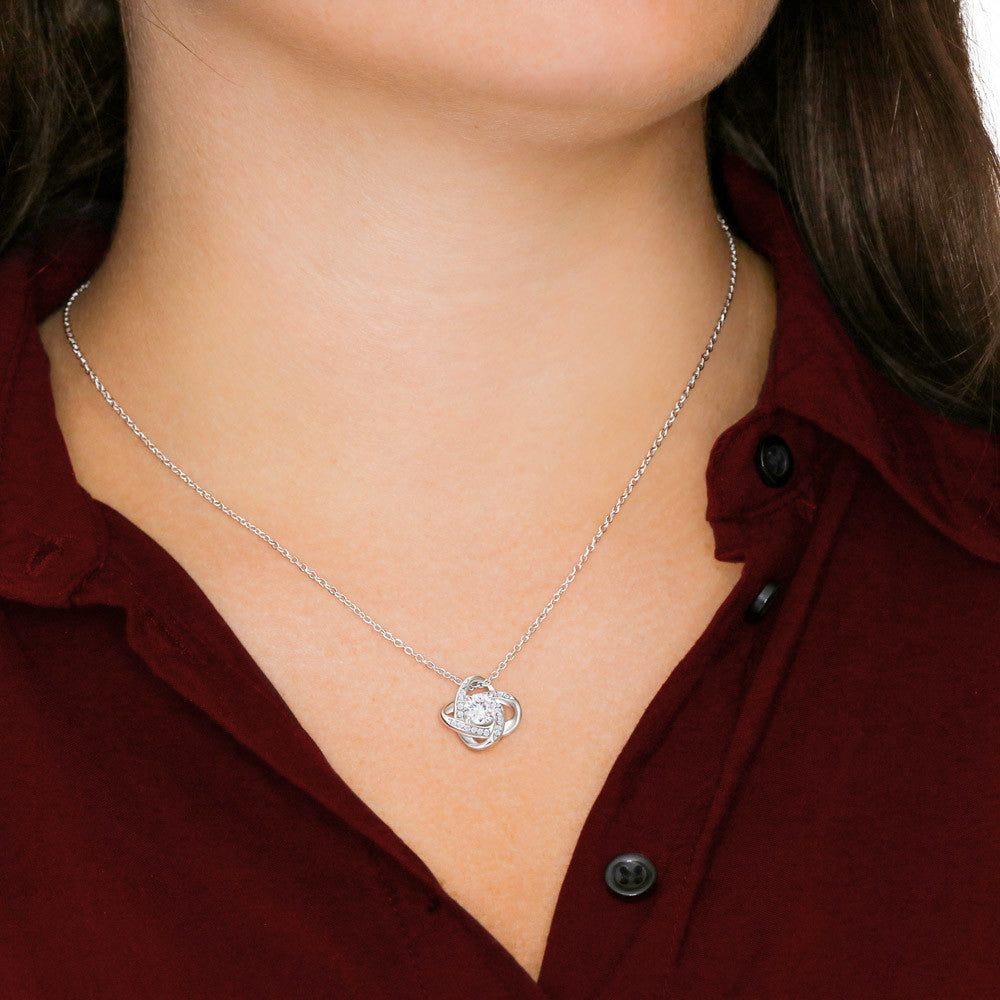 Love Knot Necklace To My Beautiful Soulmate1