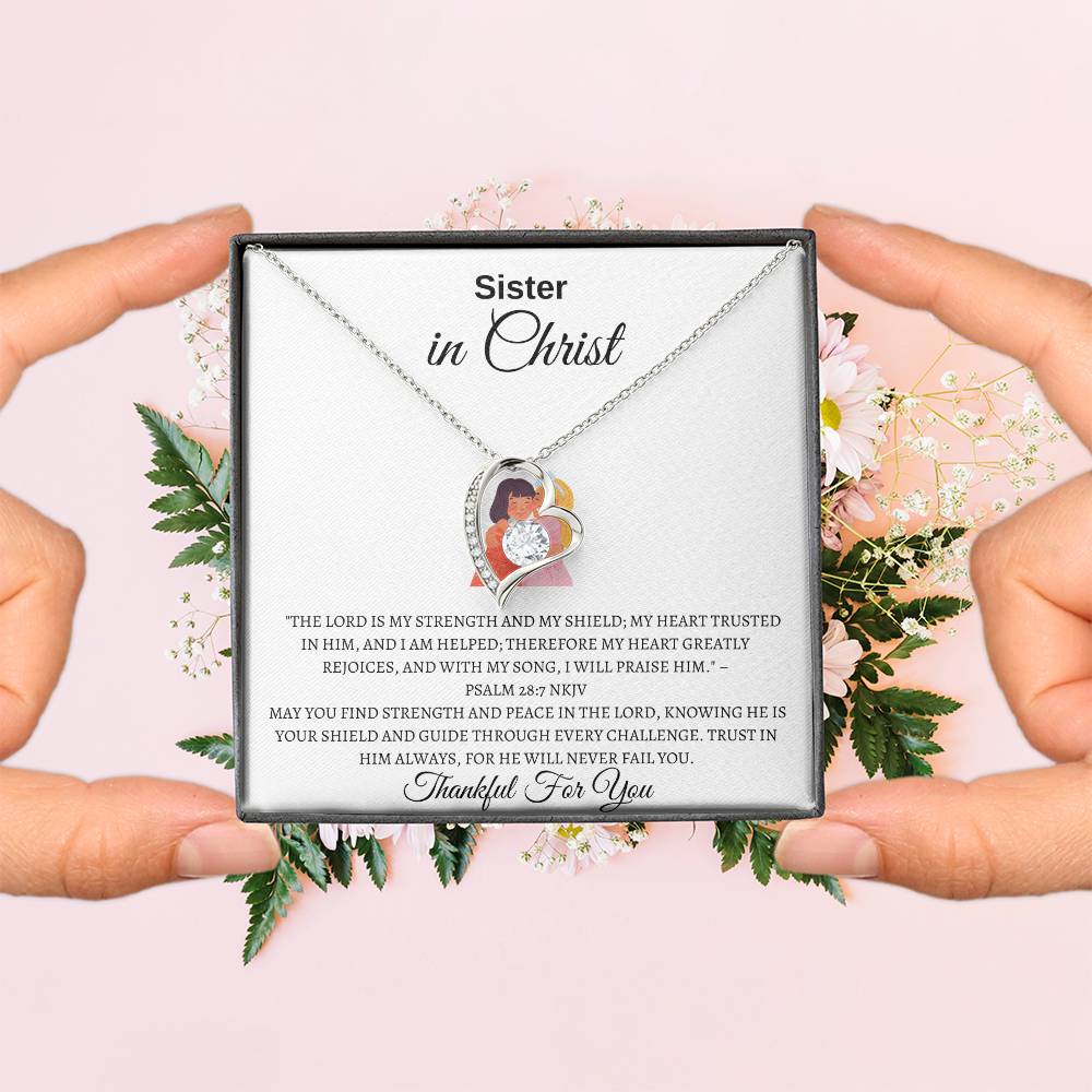 Forever Love Necklace Sister In Christ