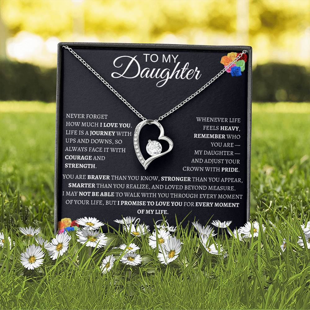 Forever Love Necklace Dad To My Daughter