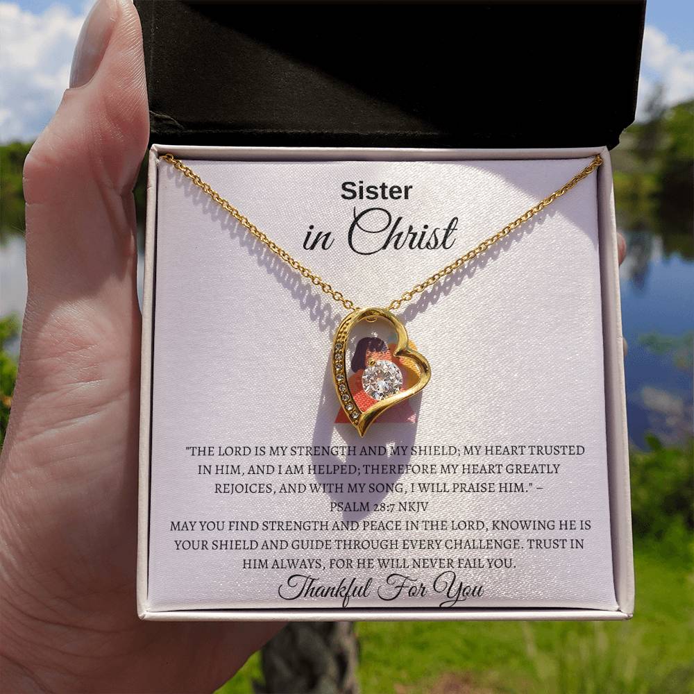 Forever Love Necklace Sister In Christ