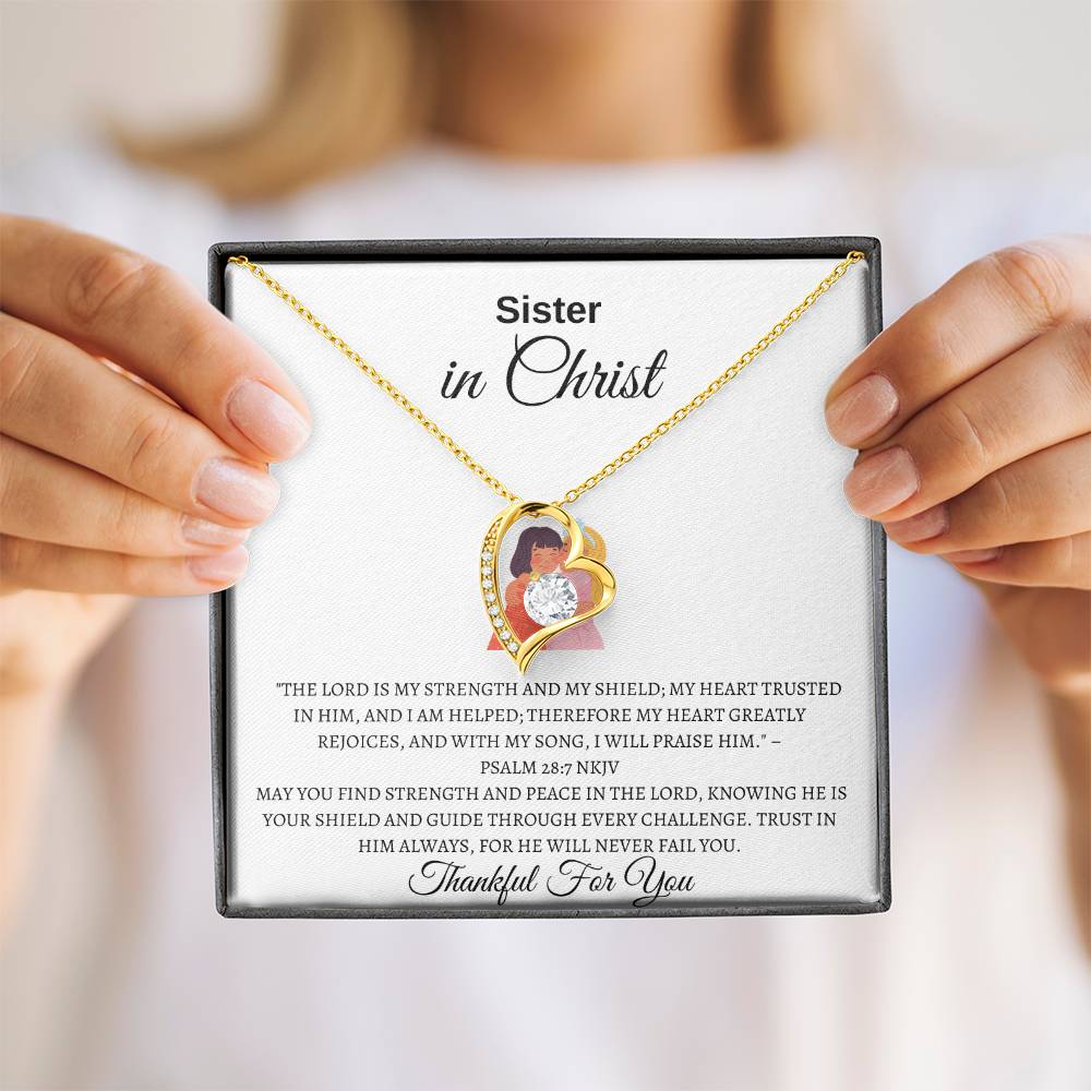 Forever Love Necklace Sister In Christ