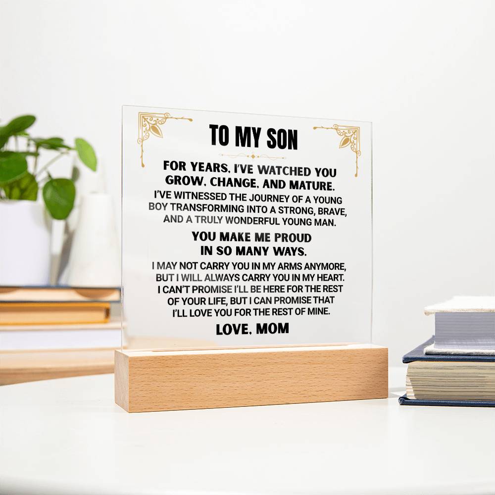 TO MY SON