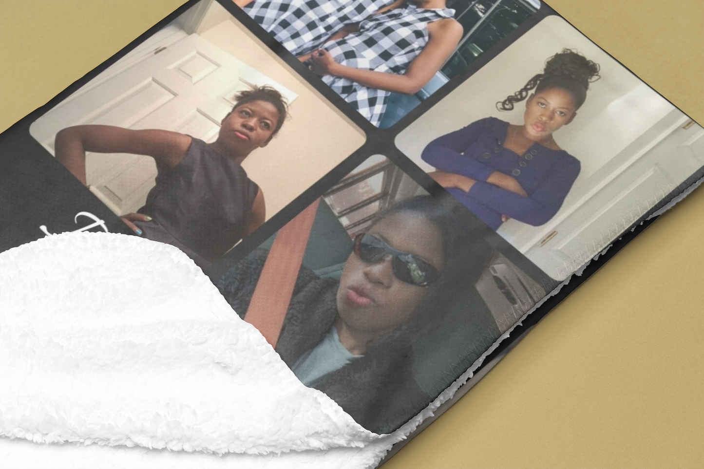 personalized Photo Blanket I Love You