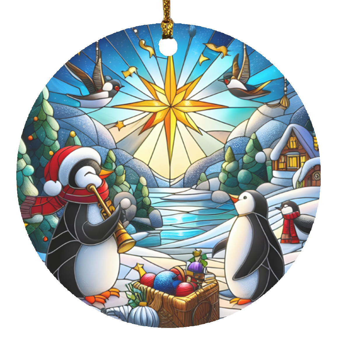 Santa Christmas Ornament