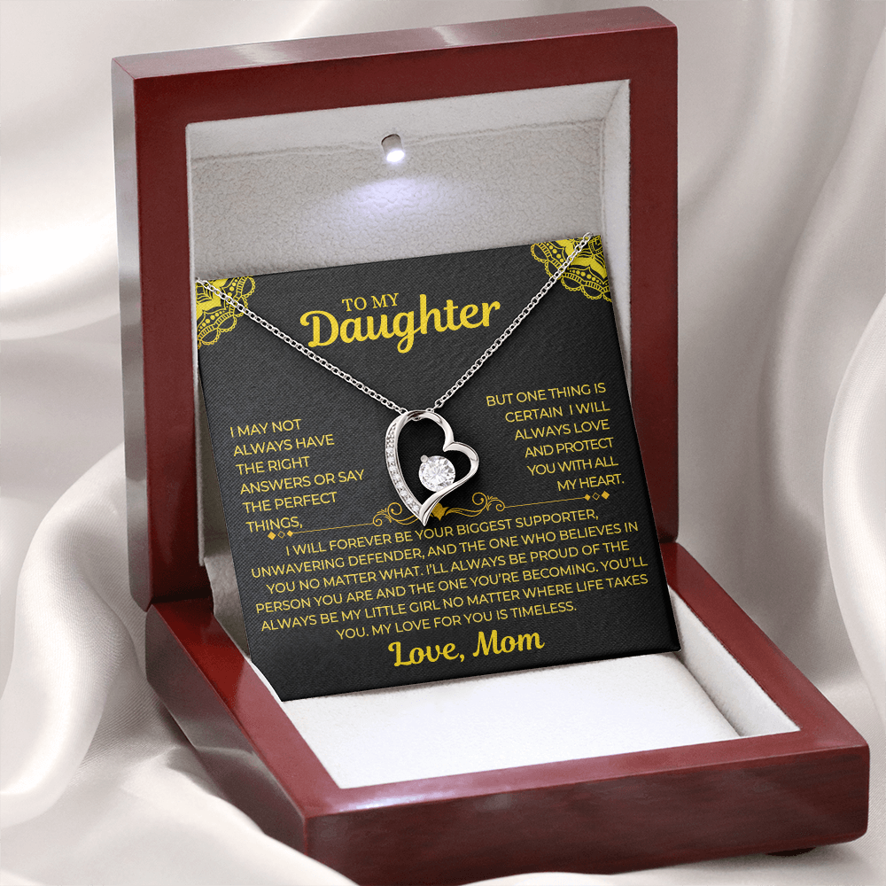 Forever Love Necklace Mom To My Daughter
