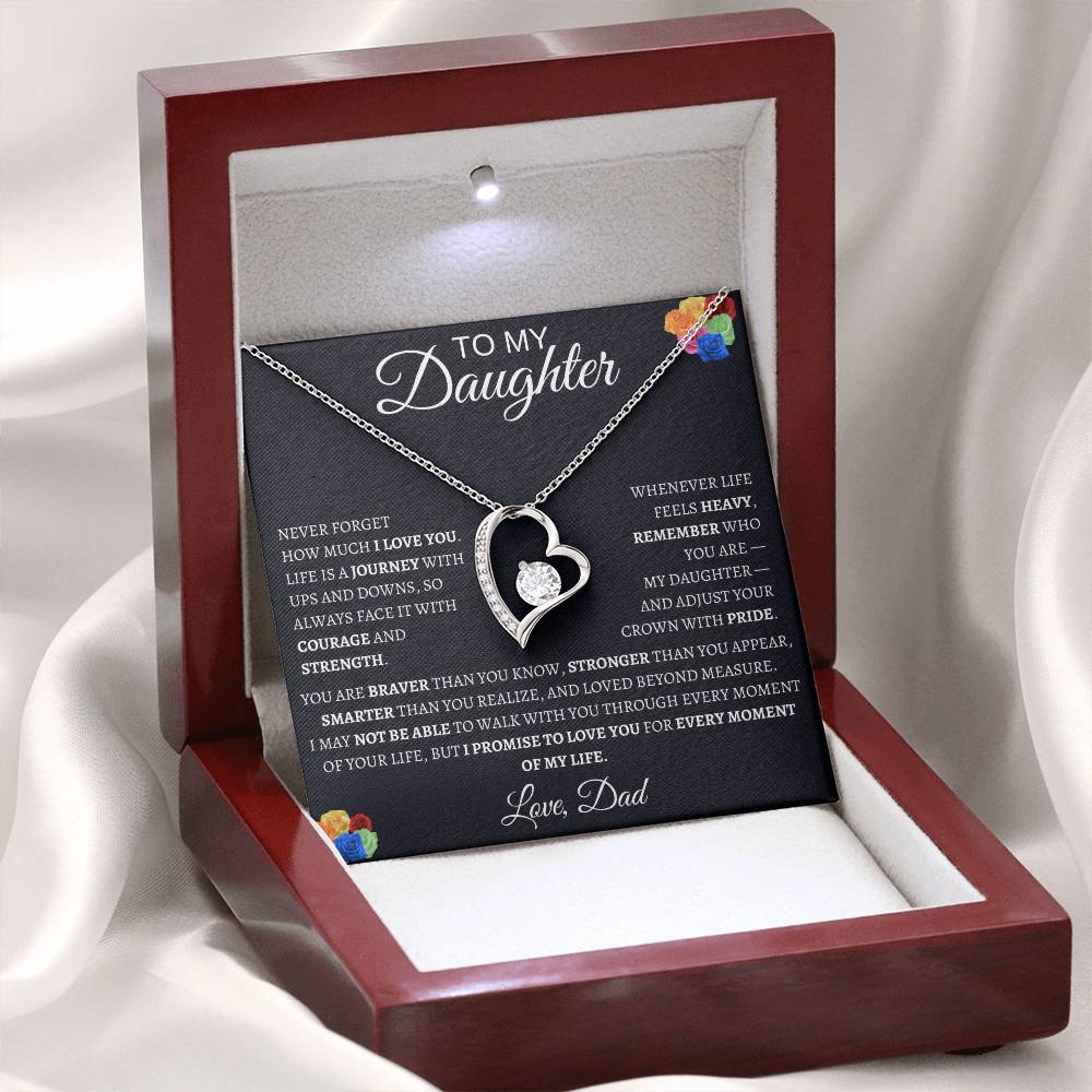 Forever Love Necklace  Dad To My Daughter