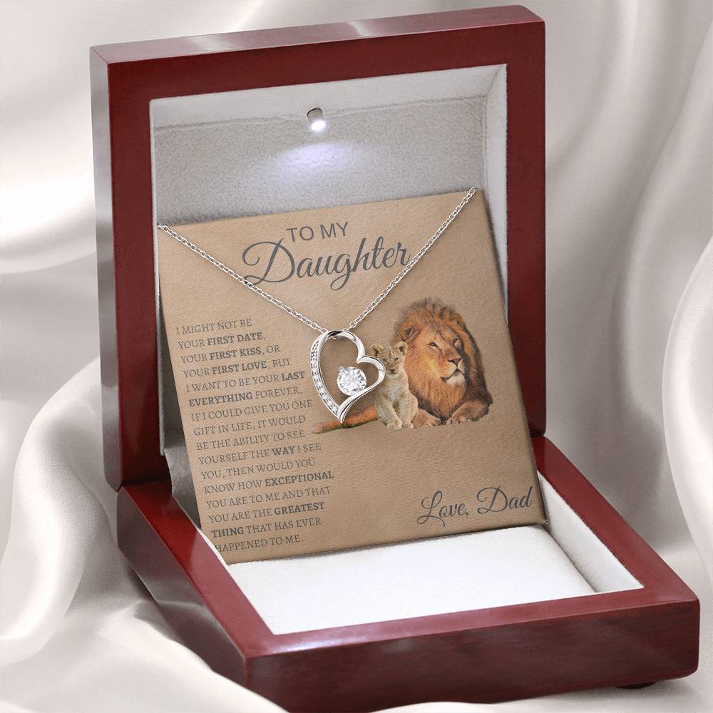 Forever Love Necklace  Dad To My Daughter