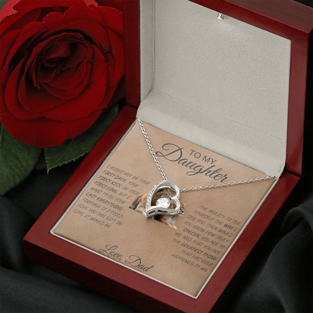Forever Love Necklace  Dad To My Daughter