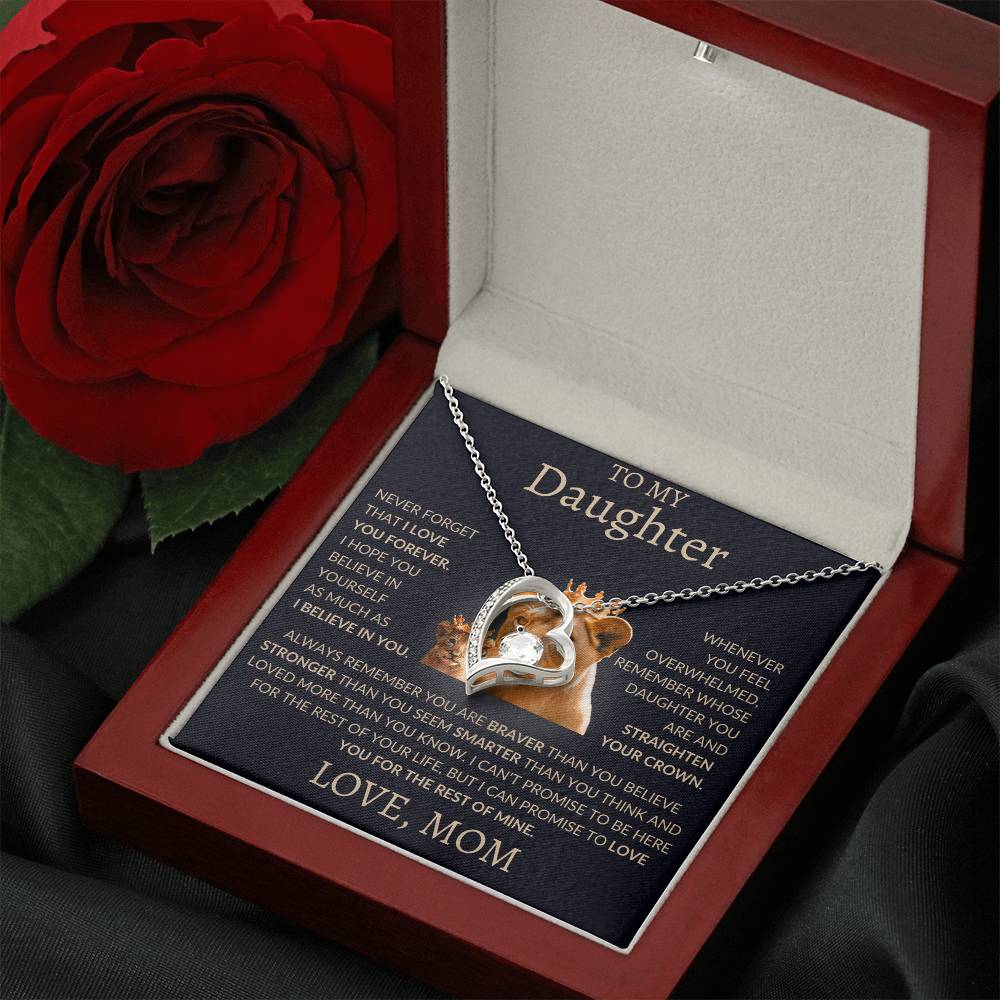 Forever Love Necklace Mom To My Daughter