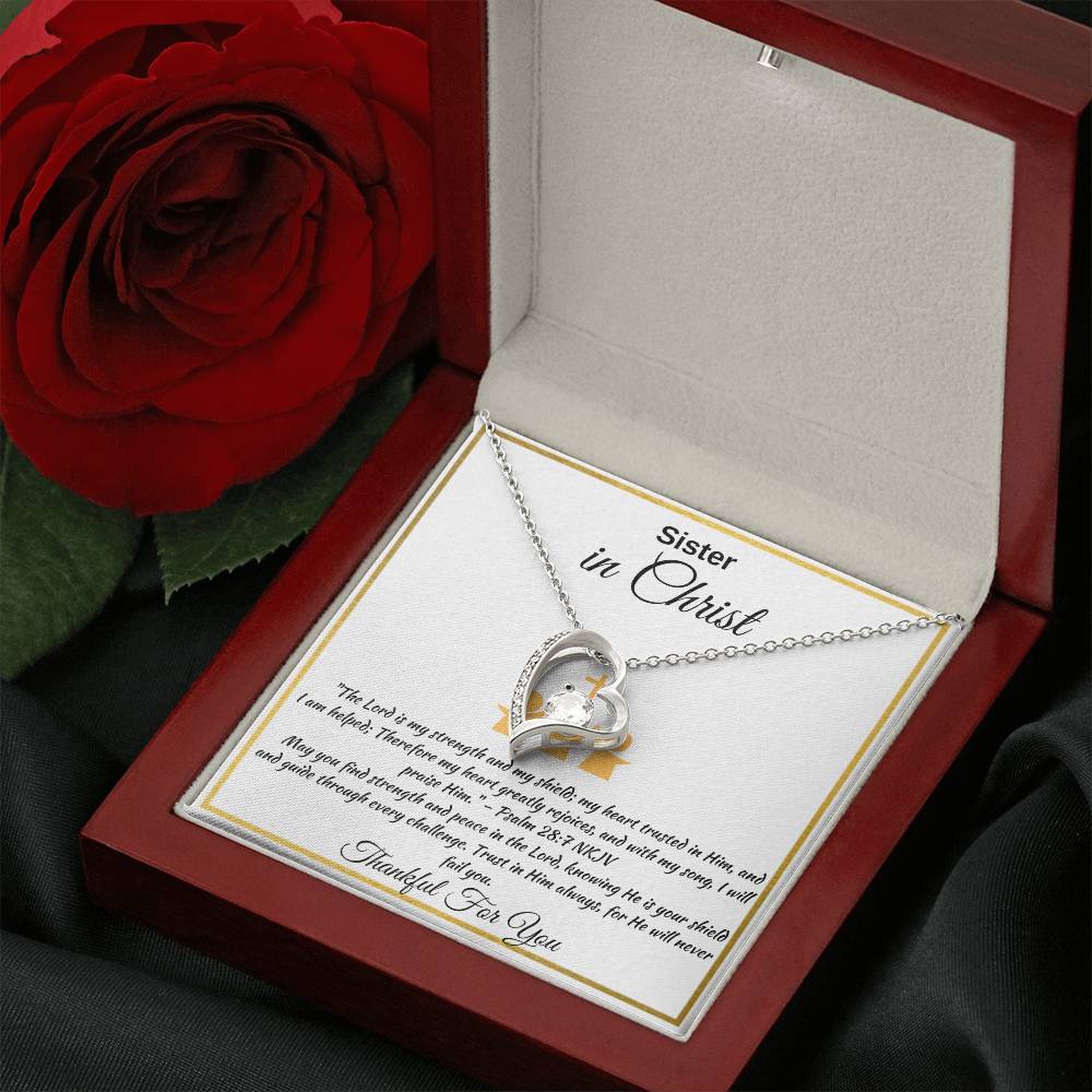 Forever Love Necklace Sister In Christ