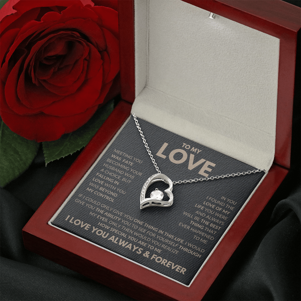 I Found The Love Of My Life Forever Love Necklace To My Love