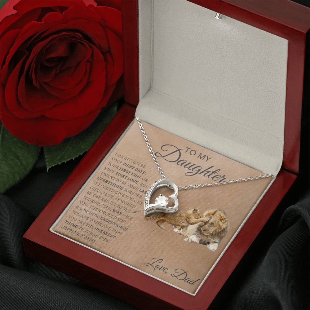 Forever love Necklace  Dad To My Daughter