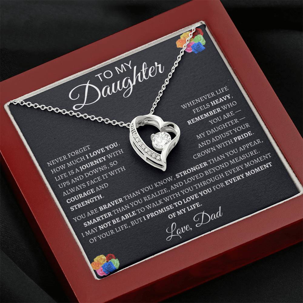 Forever Love Necklace  Dad To My Daughter