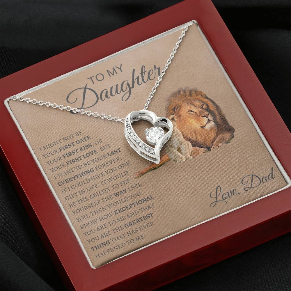 Forever Love Necklace  Dad To My Daughter