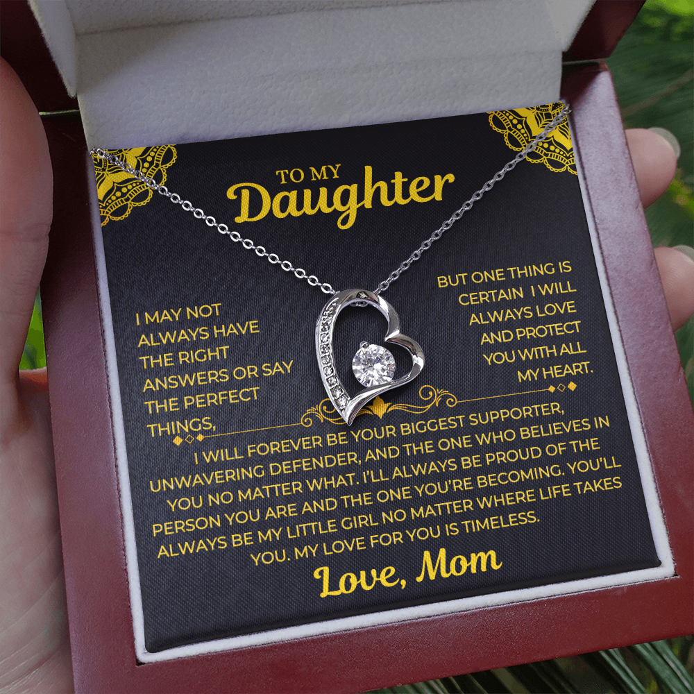 Forever Love Necklace Mom To My Daughter