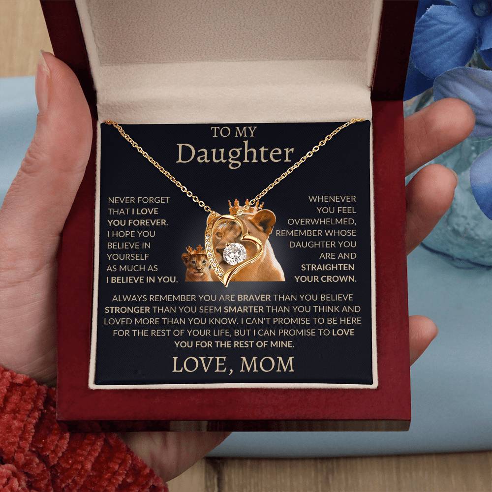 Forever Love Necklace Mom To My Daughter