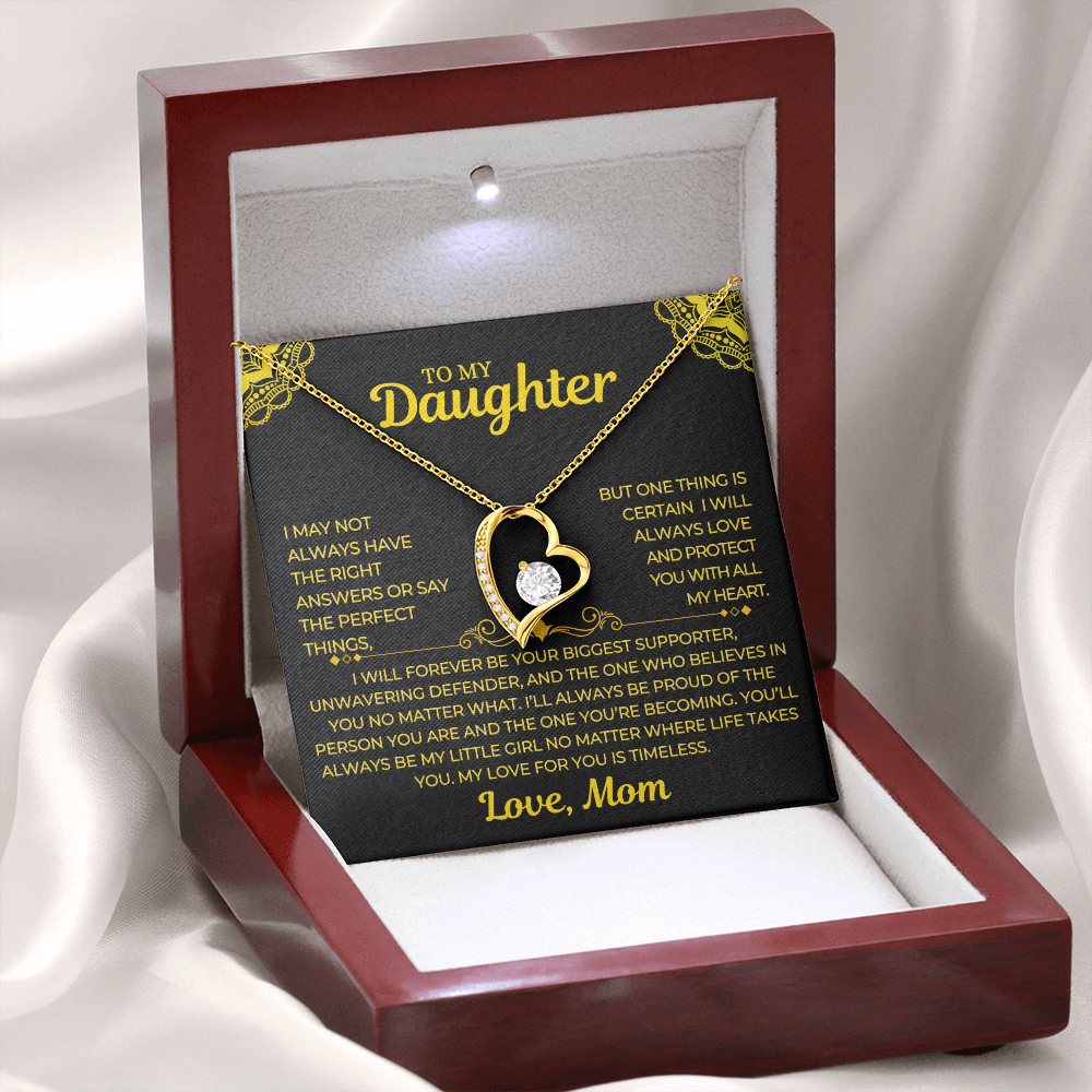Forever Love Necklace Mom To My Daughter