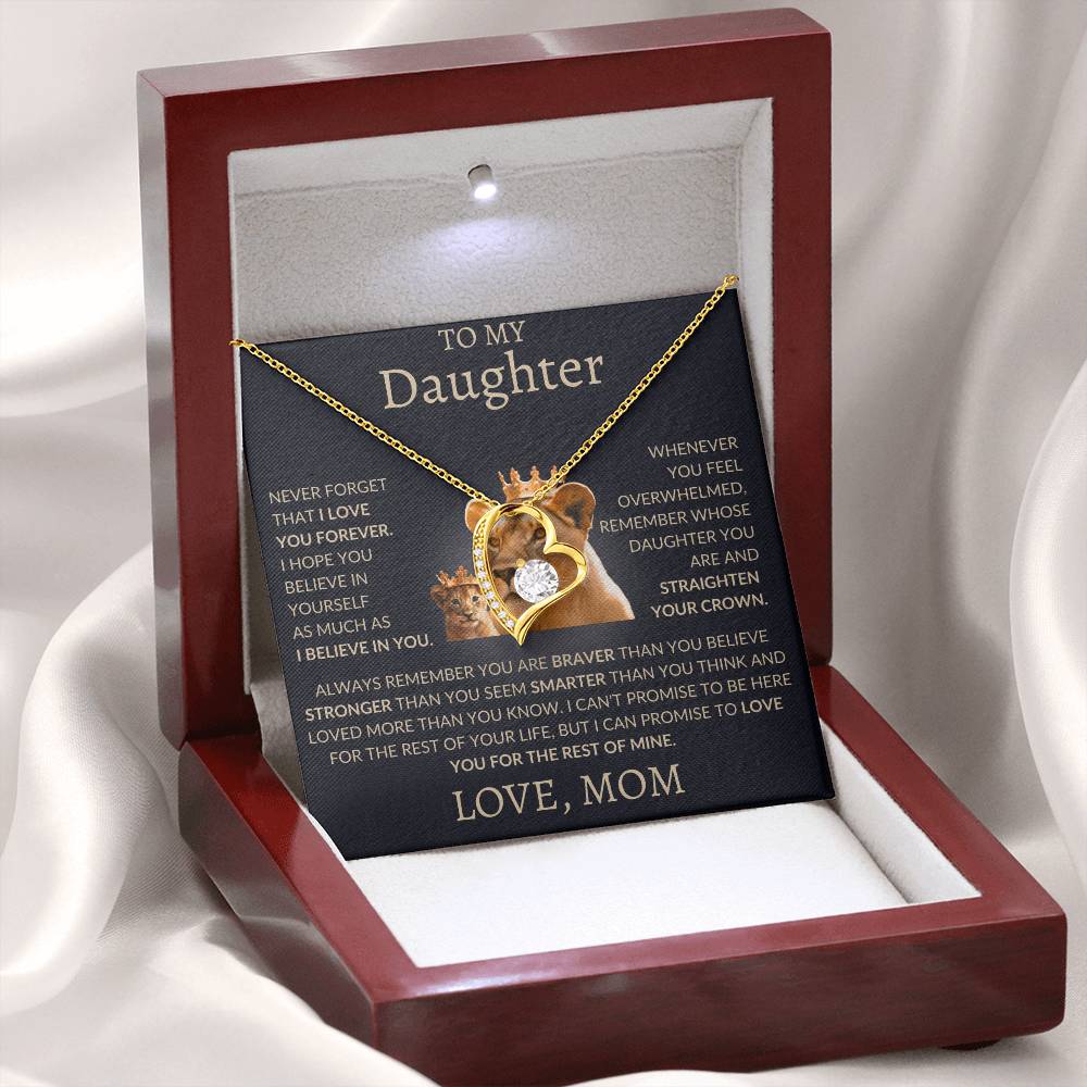 Forever Love Necklace Mom To My Daughter