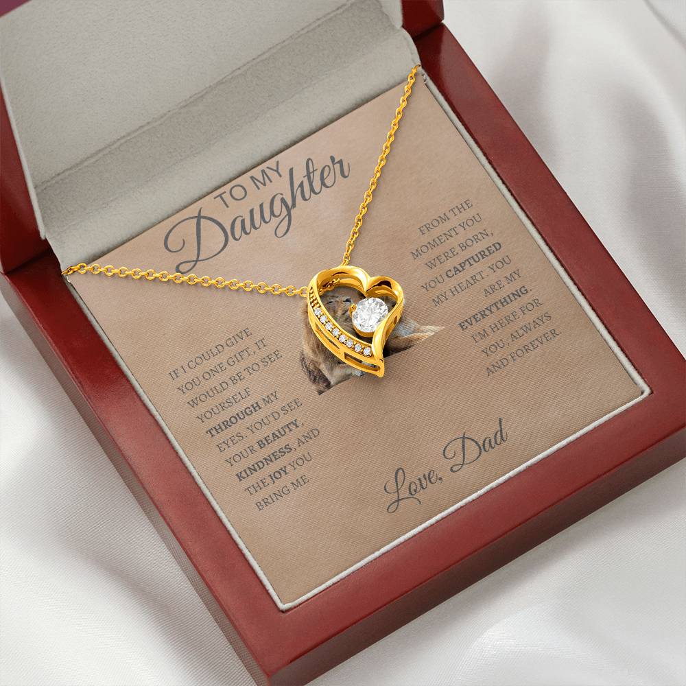 Forever Love Necklace  Dad To My Daughter