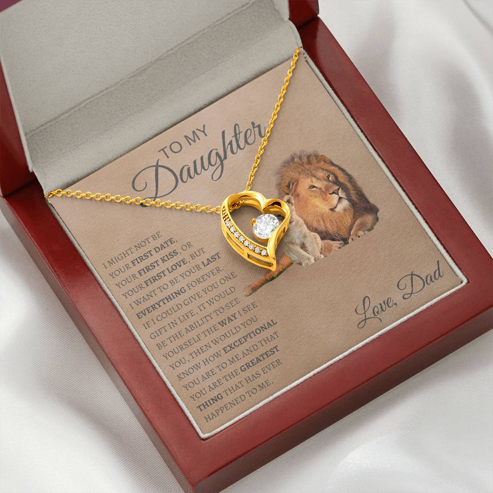 Forever Love Necklace  Dad To My Daughter