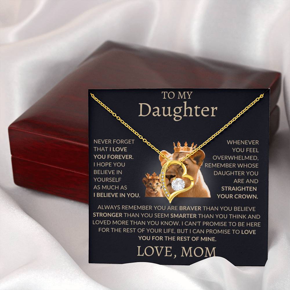 Forever Love Necklace Mom To My Daughter