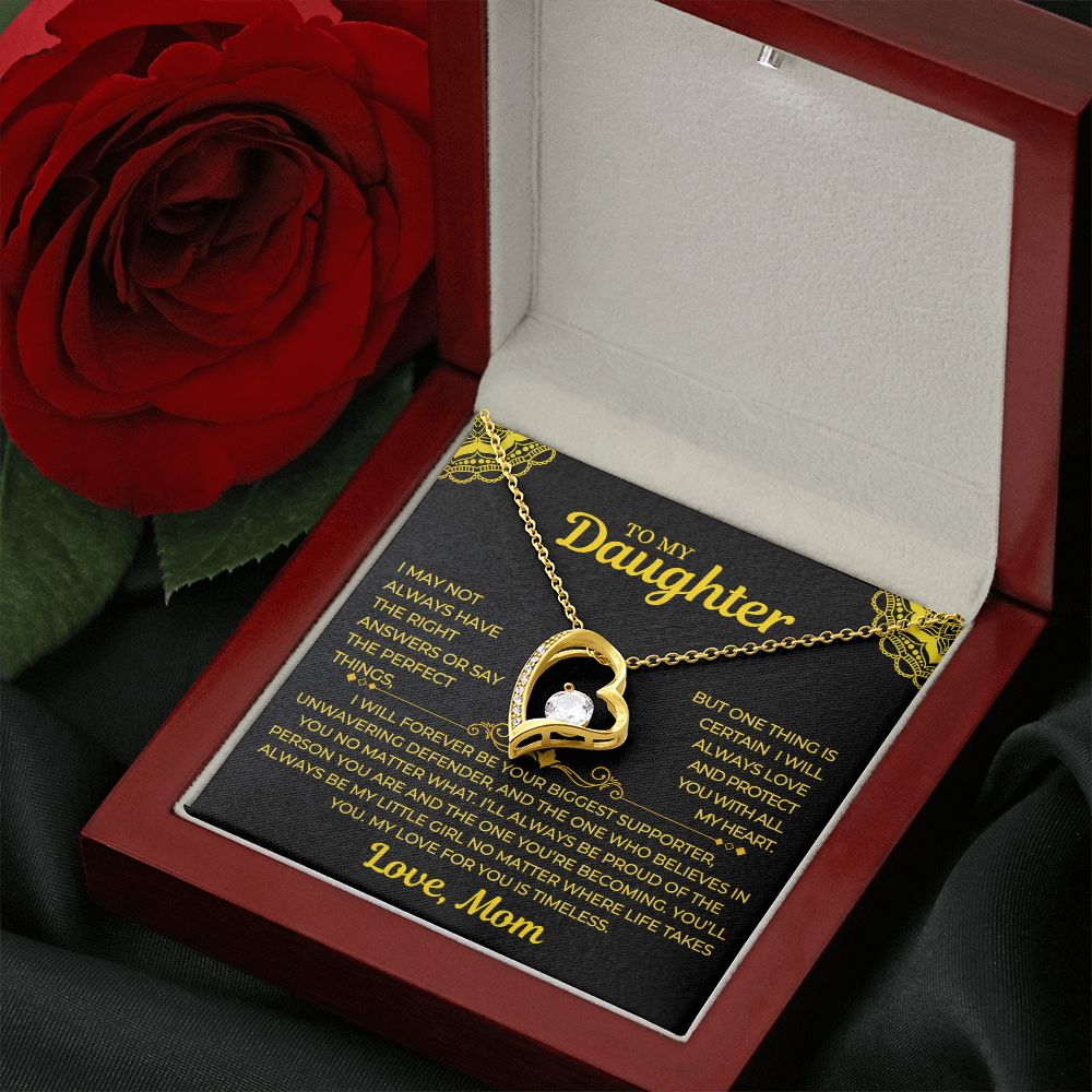 Forever Love Necklace Mom To My Daughter