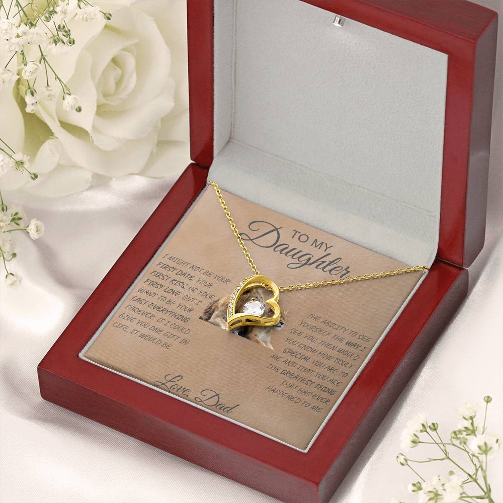 Forever Love Necklace  Dad To My Daughter