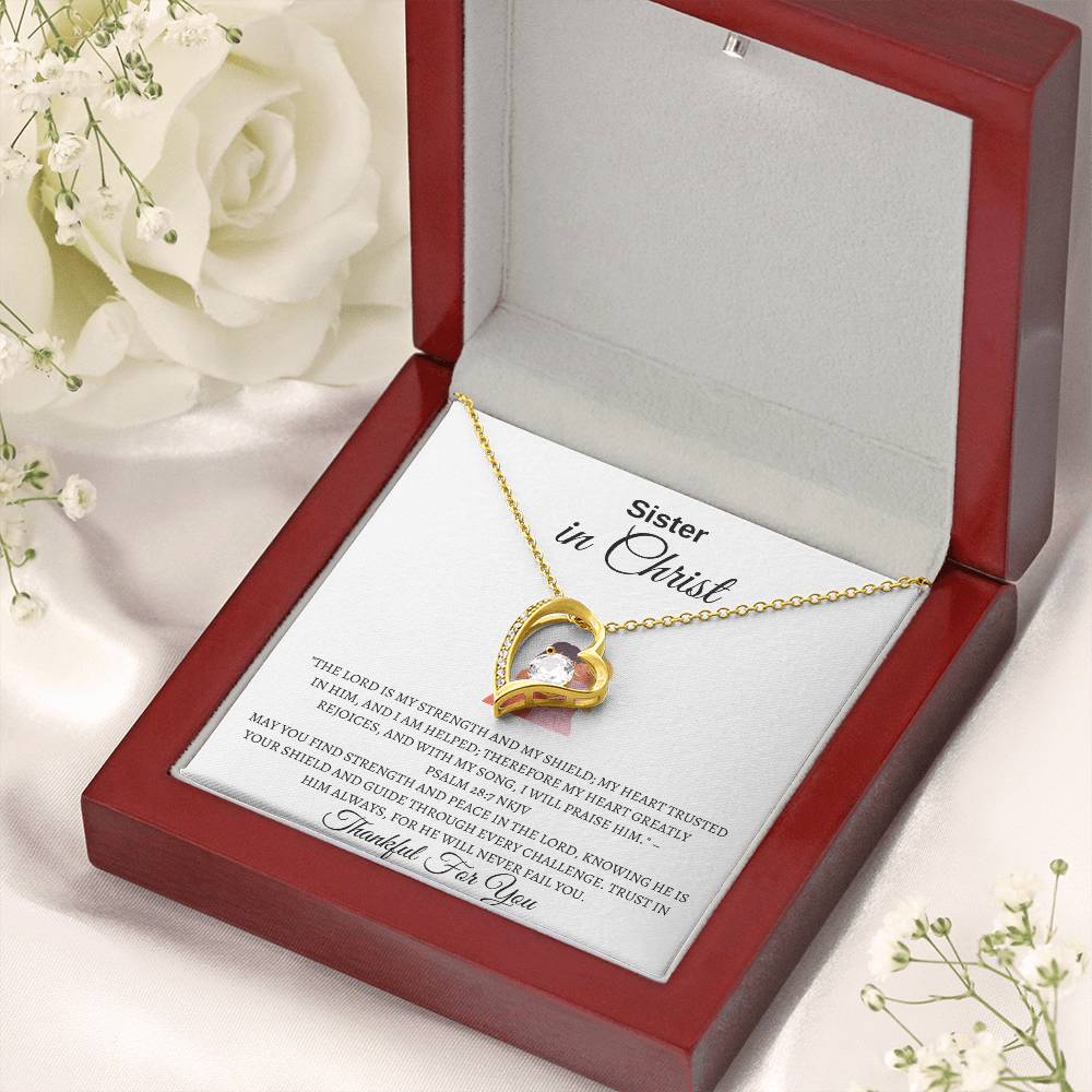 Forever Love Necklace Sister In Christ
