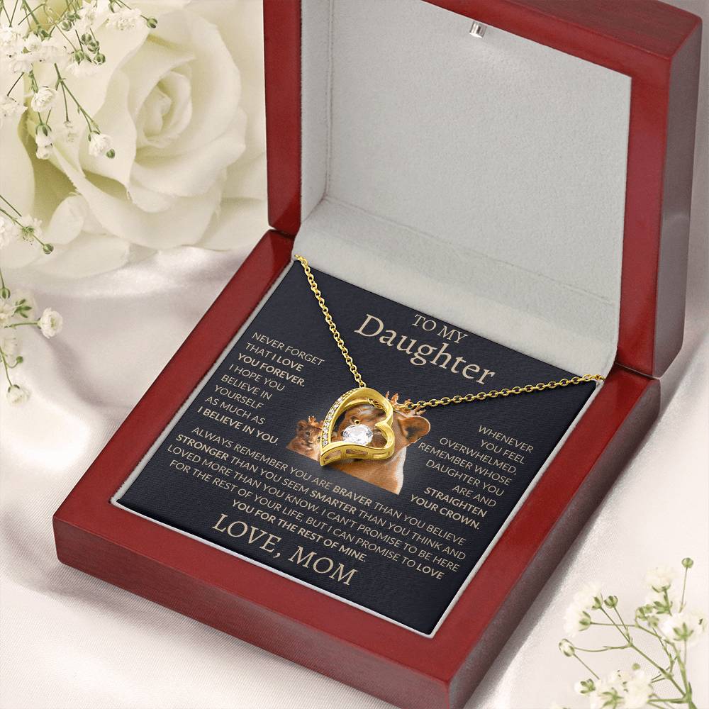 Forever Love Necklace Mom To My Daughter