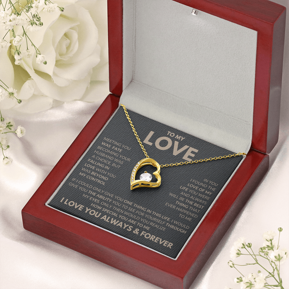 I Found The Love Of My Life Forever Love Necklace To My Love