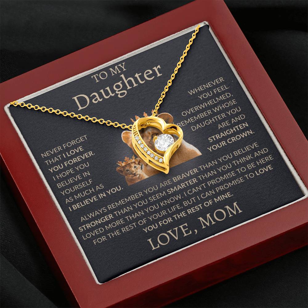 Forever Love Necklace Mom To My Daughter