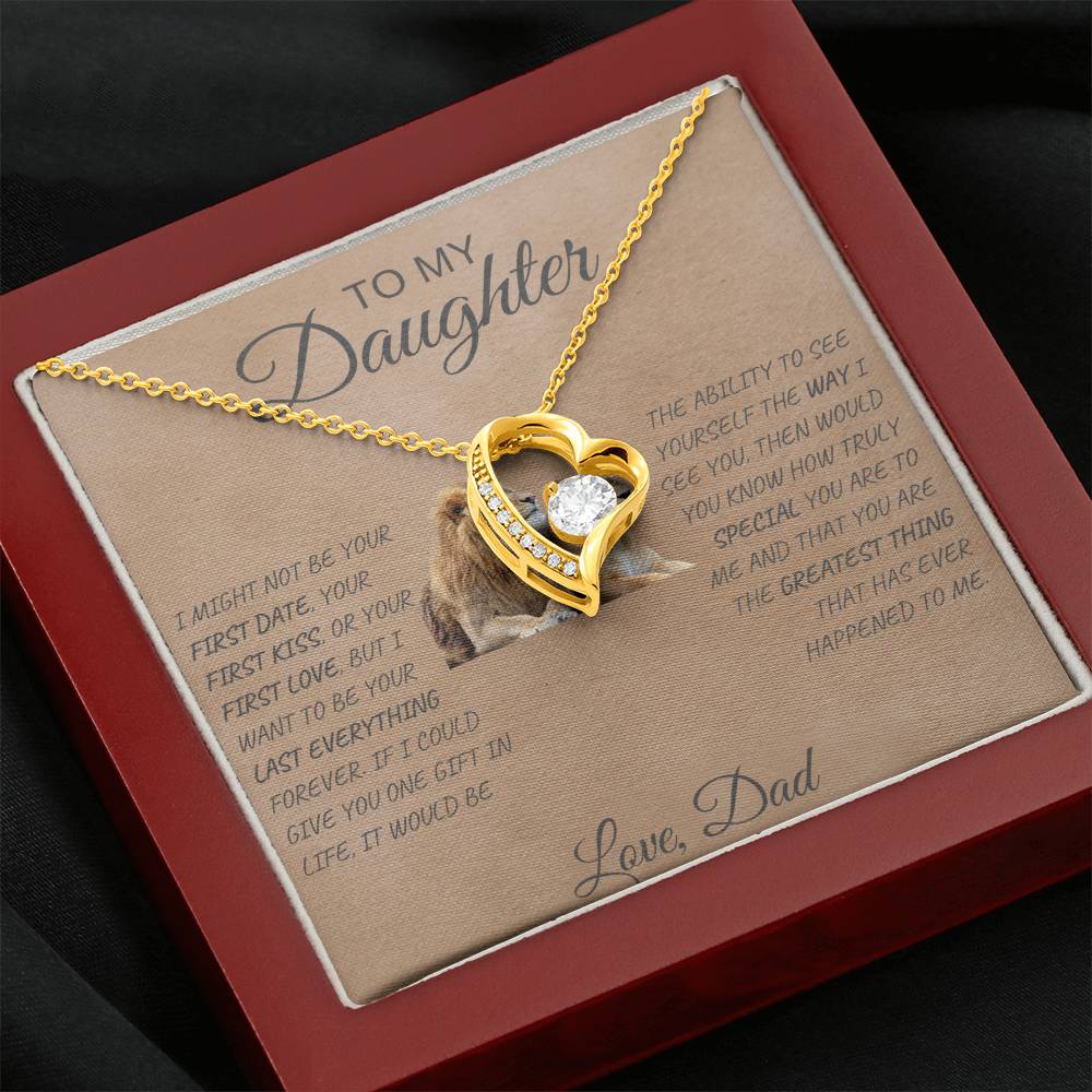 Forever Love Necklace  Dad To My Daughter