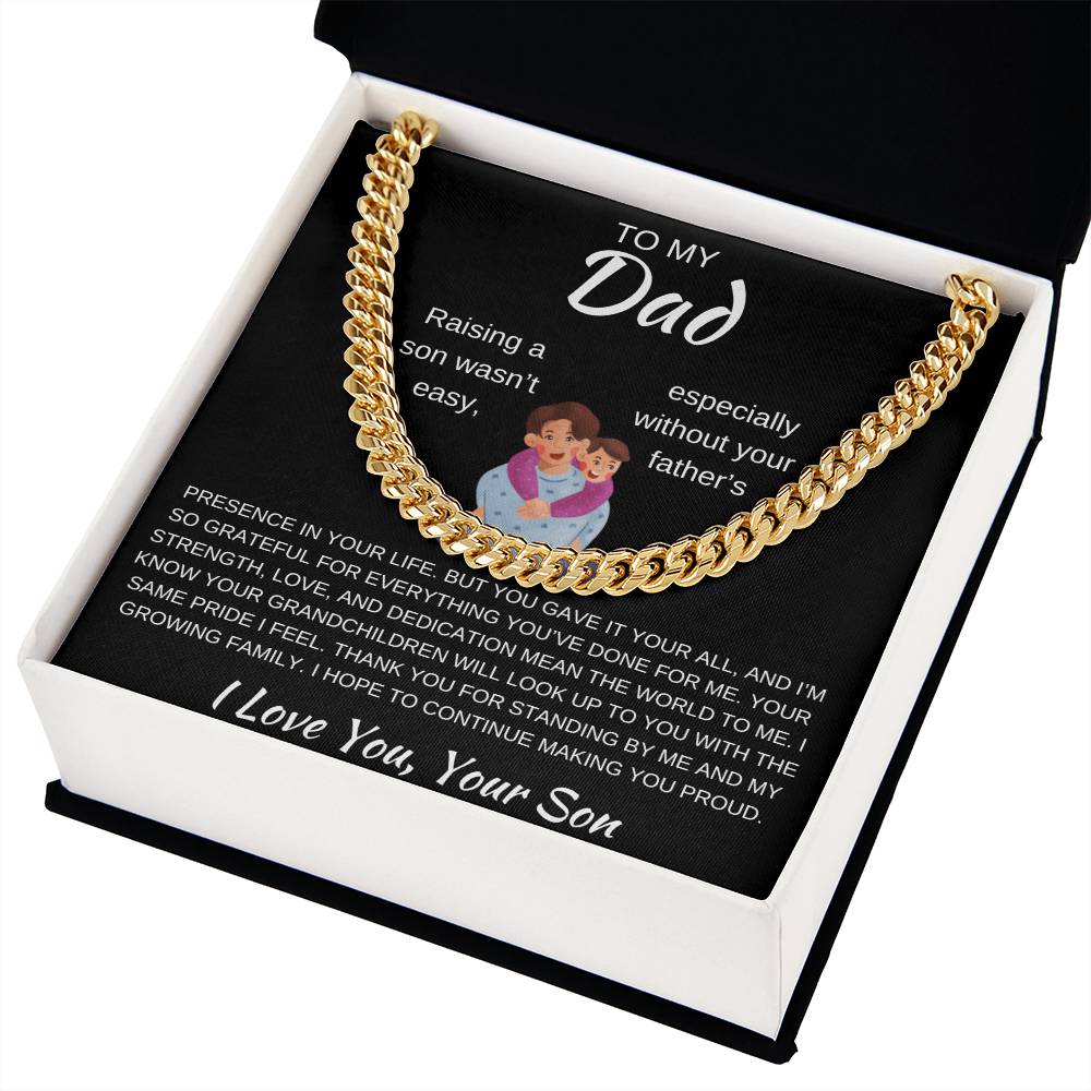 Cuban Link Chain Son To Dad