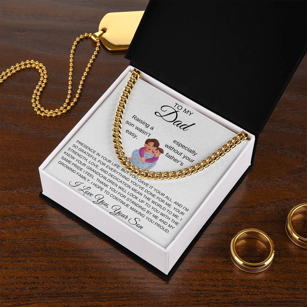 Cuban Link Chain Son To Dad